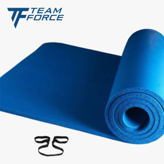 Yoga Mat with Strap, Blue